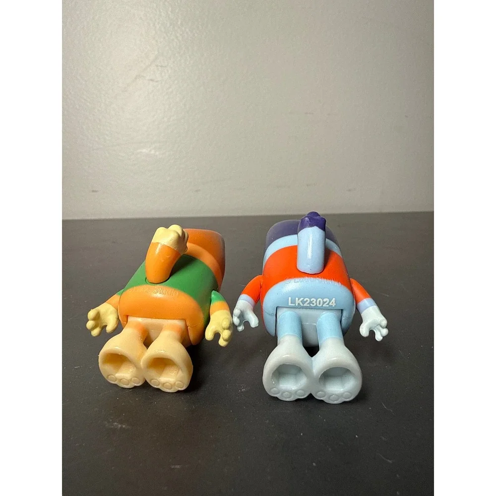 Bluey and Bingo Christmas Holiday Sweater Toy Figures 2 nch Ludo Studio